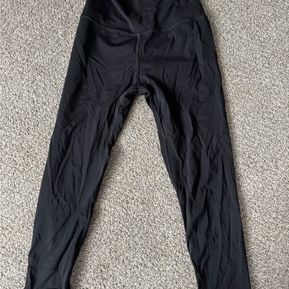 Black High-Waisted Leggings.  XL.  Used condition.